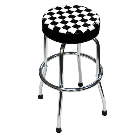 Atd Tools ATD Shop Stool with Checker Design 81055